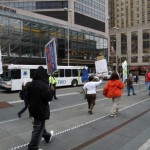 Back end of counter protesters